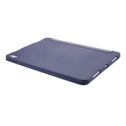 Tablet Shell for iPad Air (2020)/Air (2022) Tri-fold Stand Silicone + Leather Case