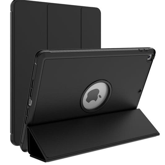 Tri-fold Stand for iPad 10.2 (2021)/(2020)/(2019) PU Leather Tablet Cover with Pen Holder