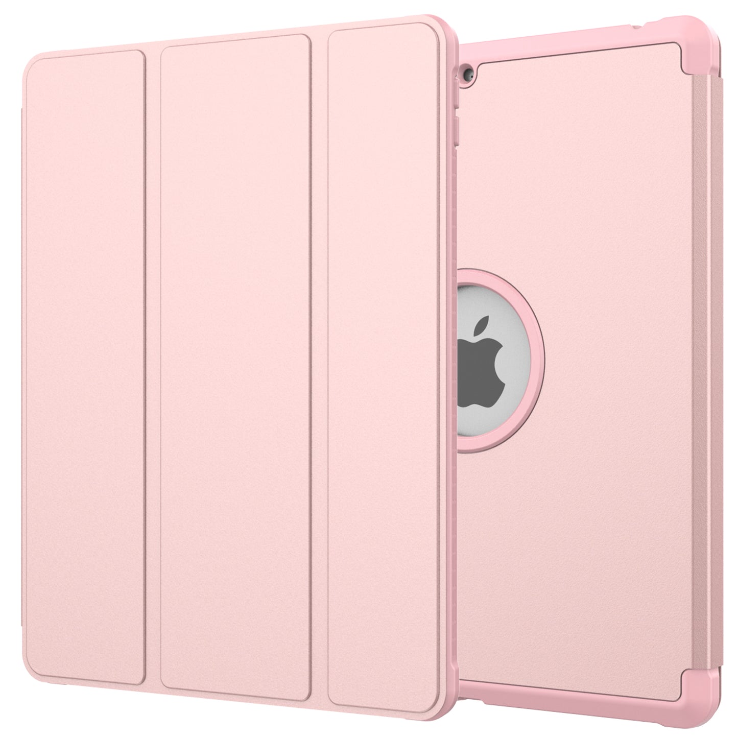 Tri-fold Stand for iPad 10.2 (2021)/(2020)/(2019) PU Leather Tablet Cover with Pen Holder