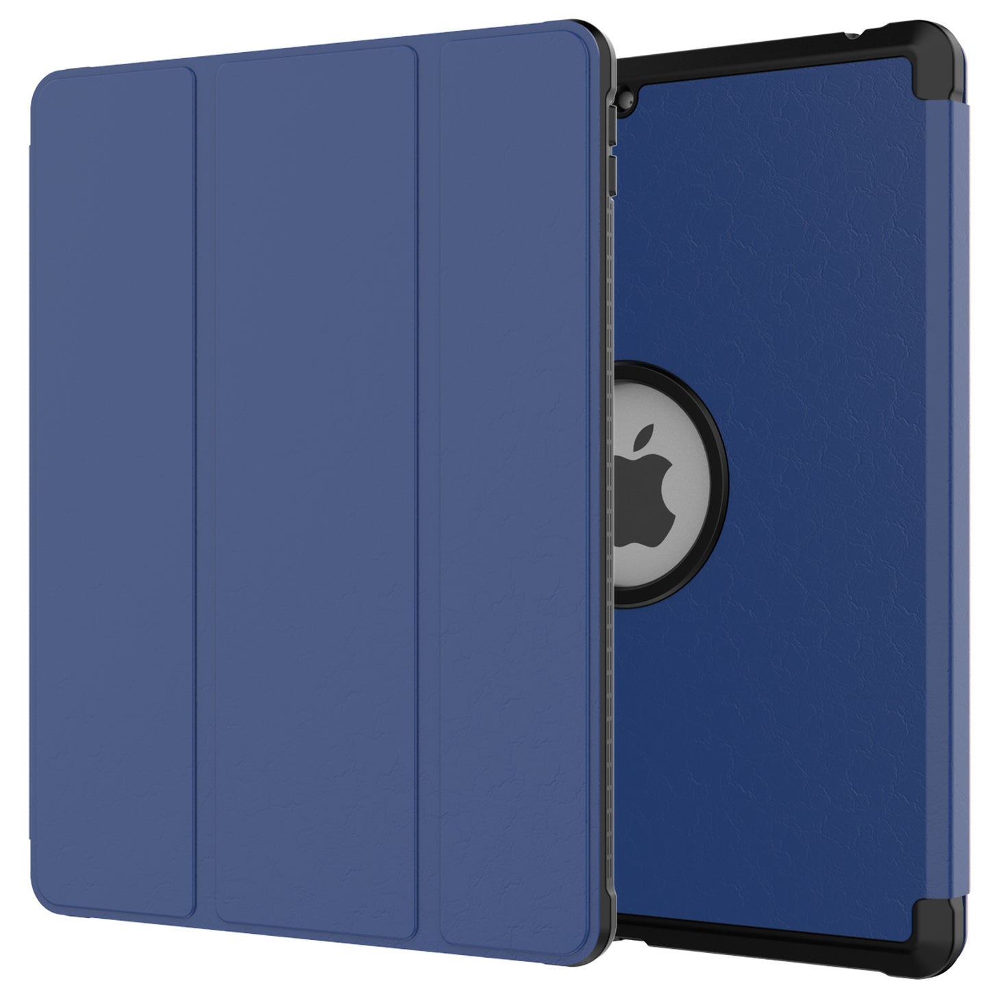 Tri-fold Stand for iPad 10.2 (2021)/(2020)/(2019) PU Leather Tablet Cover with Pen Holder