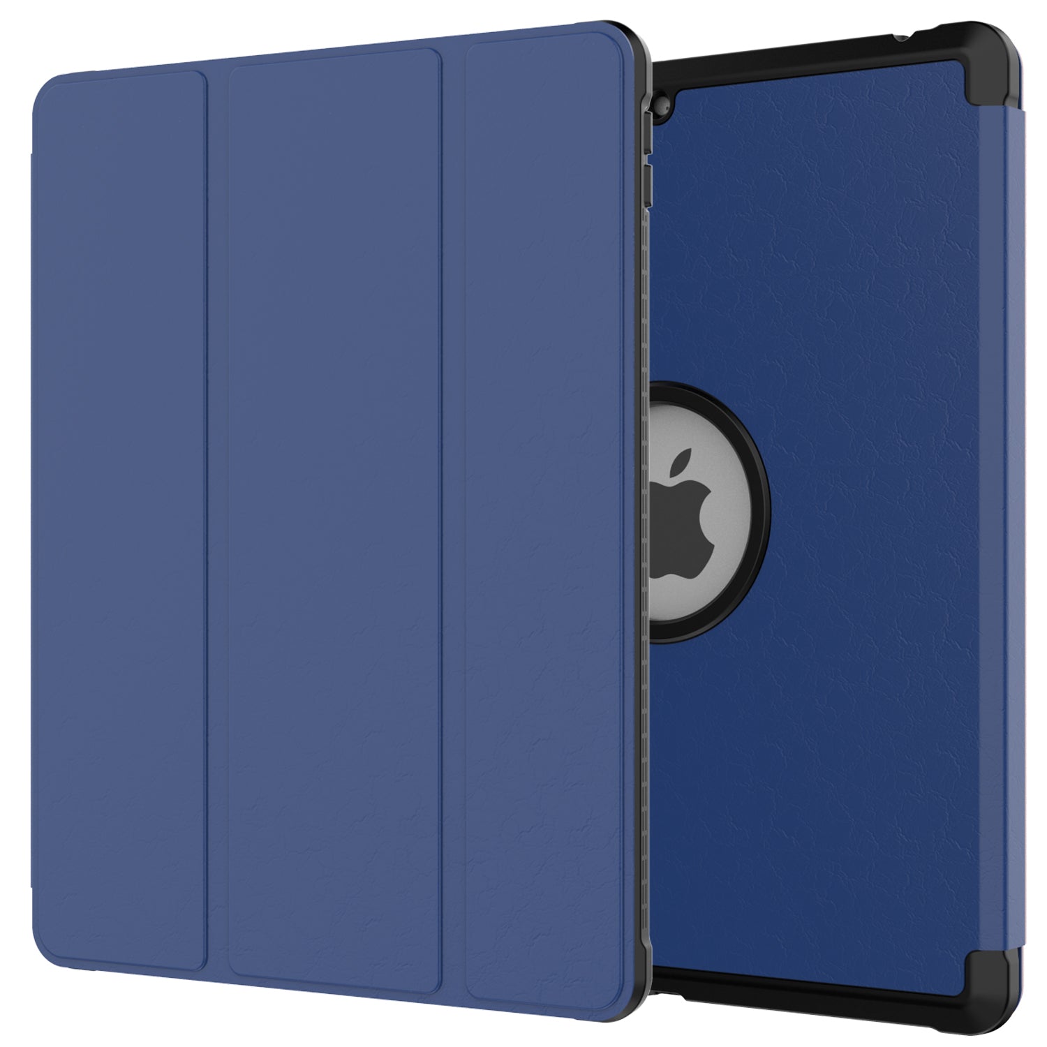 Tri-fold Stand for iPad 10.2 (2021)/(2020)/(2019) PU Leather Tablet Cover with Pen Holder