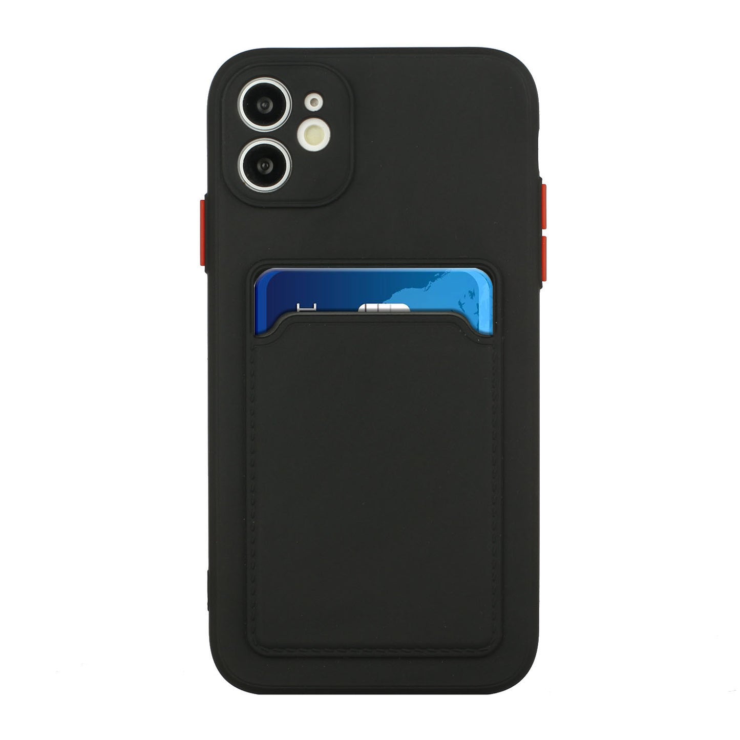 Flexible TPU Phone Case Cover with Card Slot for iPhone 12 mini