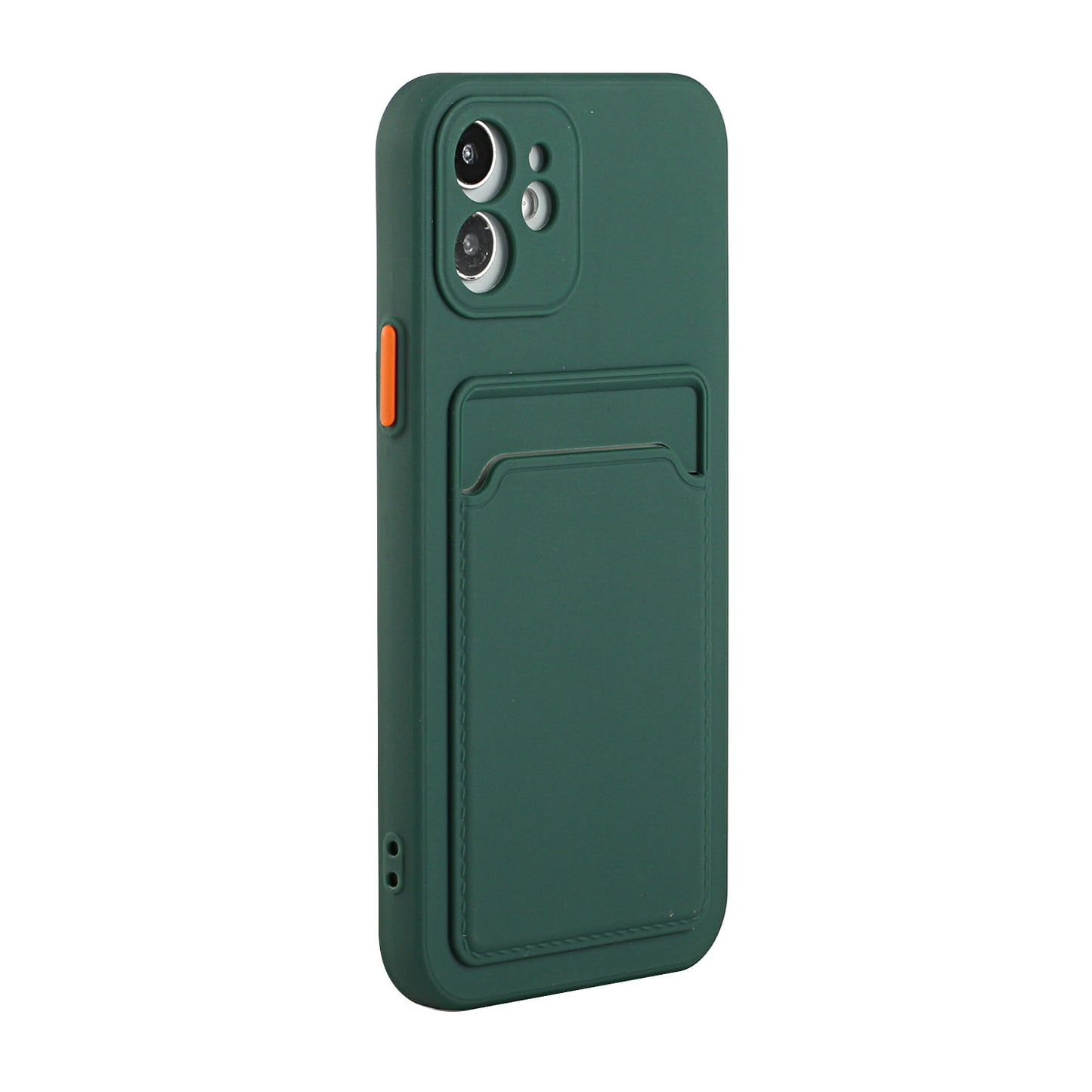 Flexible TPU Phone Case Cover with Card Slot for iPhone 12 mini