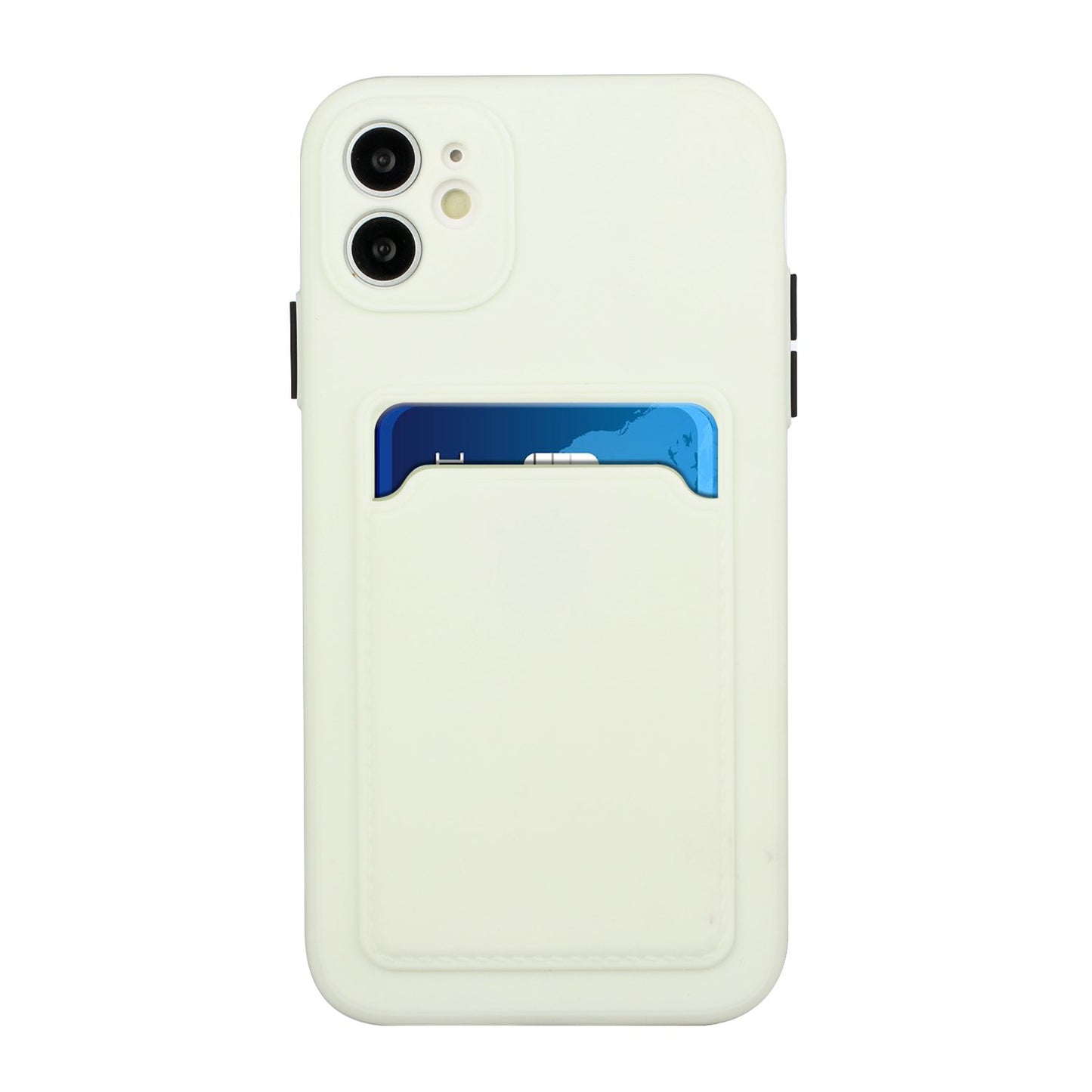 Flexible TPU Phone Case Cover with Card Slot for iPhone 12 mini