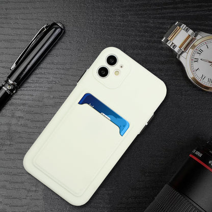 Flexible TPU Phone Case Cover with Card Slot for iPhone 12 mini