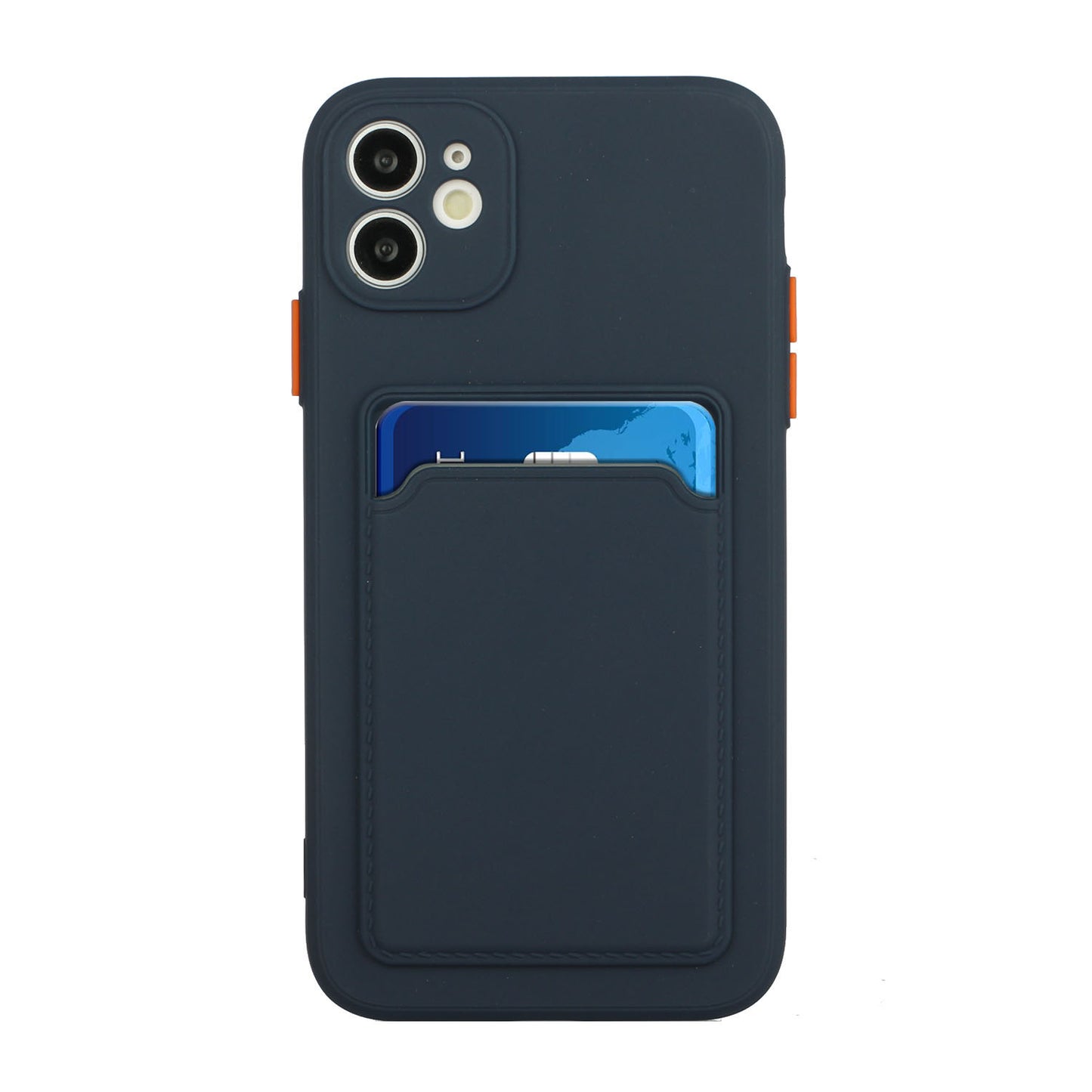 Flexible TPU Phone Case Cover with Card Slot for iPhone 12 mini