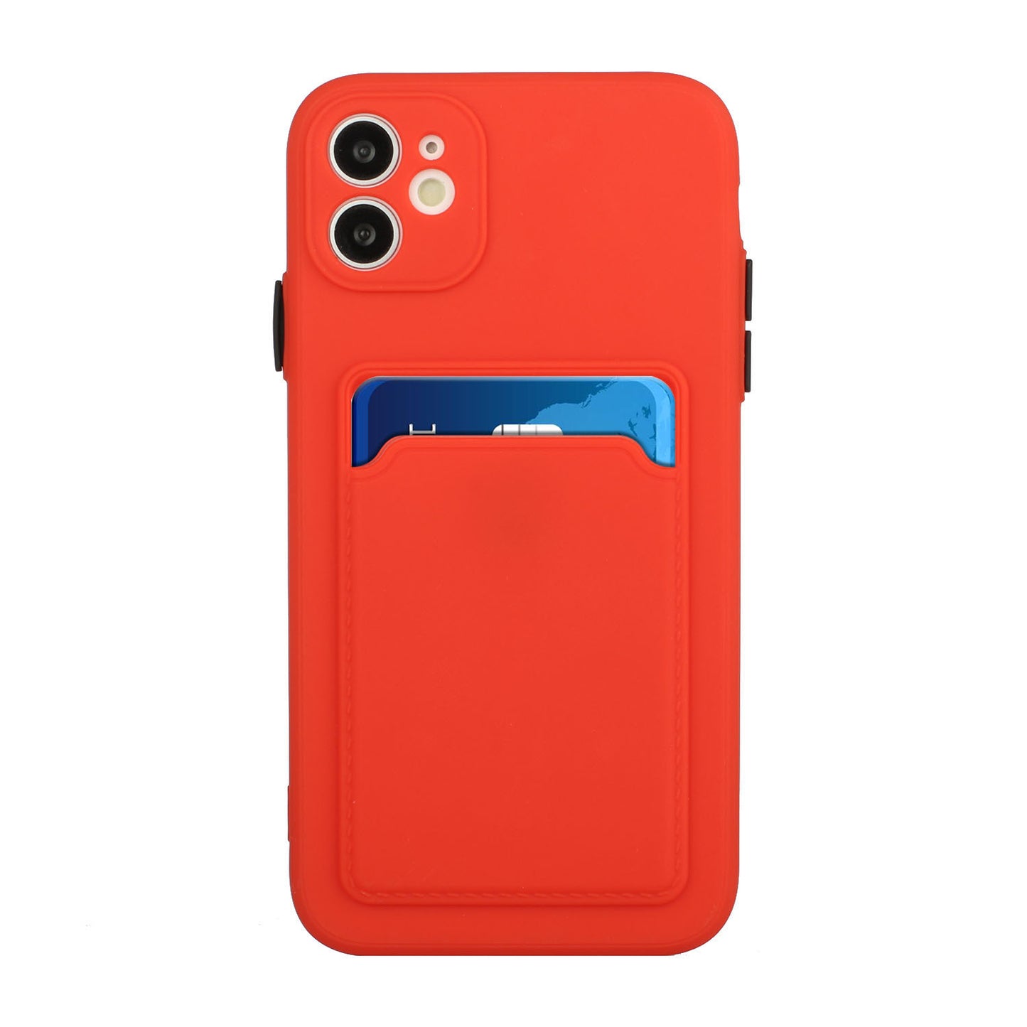 Flexible TPU Phone Case Cover with Card Slot for iPhone 12 mini