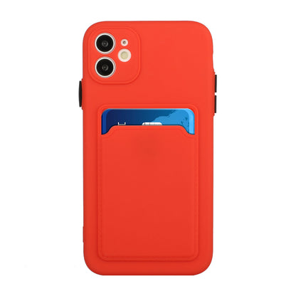Flexible TPU Phone Case Cover with Card Slot for iPhone 12 mini