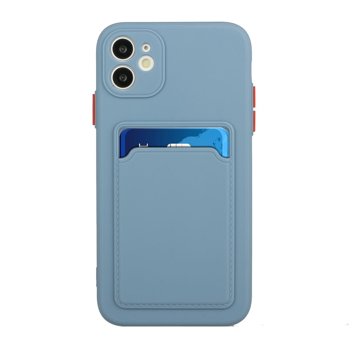 Flexible TPU Phone Case Cover with Card Slot for iPhone 12 mini
