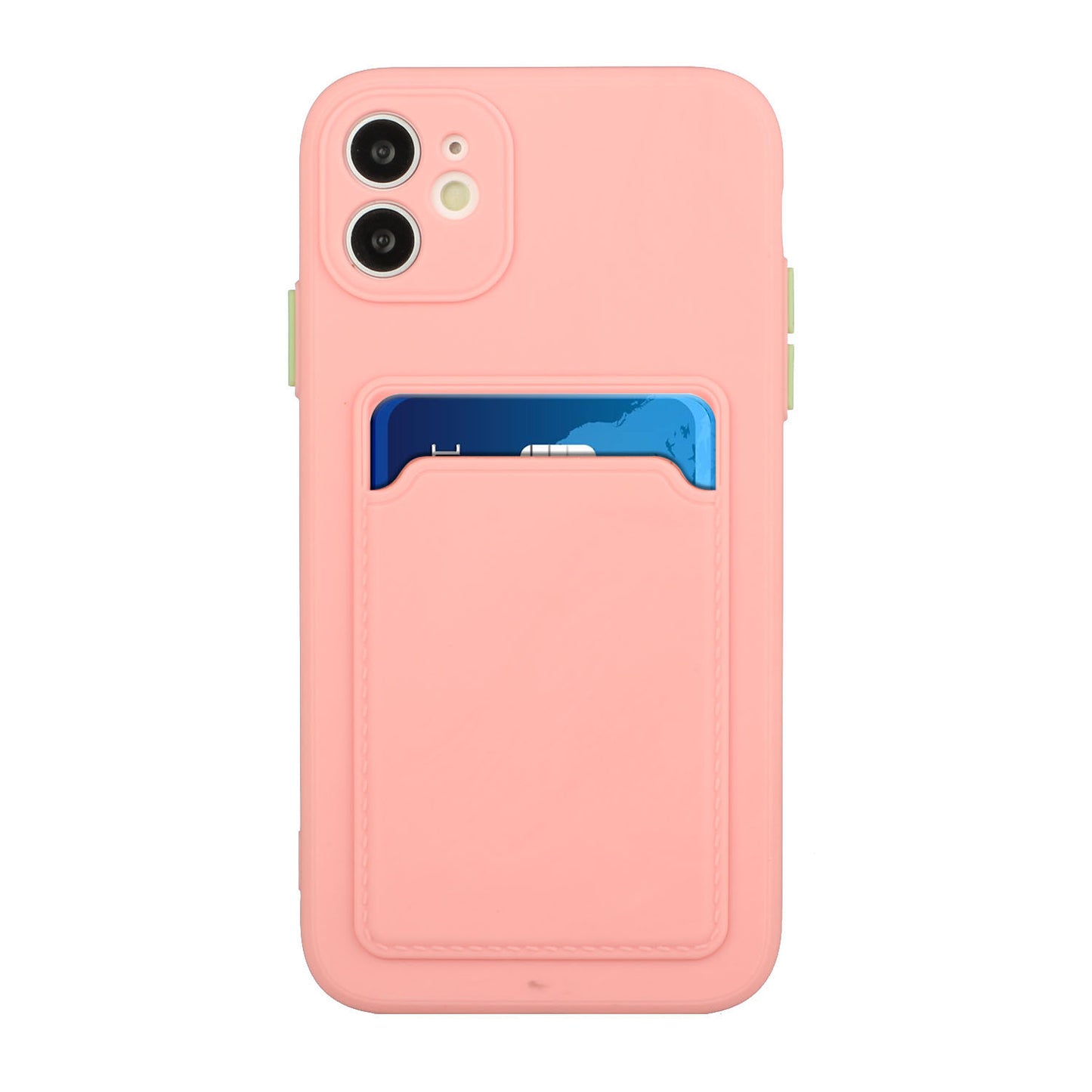 Flexible TPU Phone Case Cover with Card Slot for iPhone 12 mini
