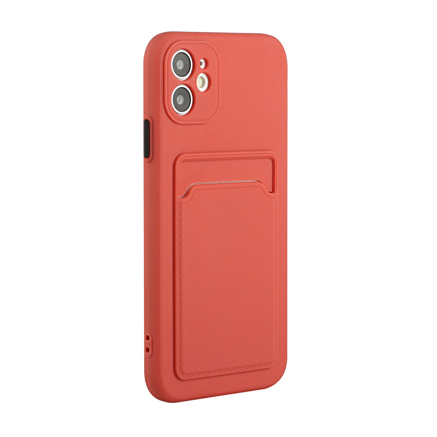 Flexible TPU Phone Case Cover with Card Slot for iPhone 12 mini