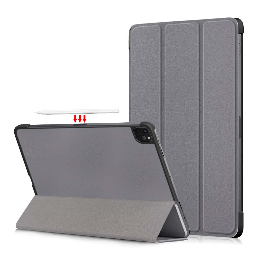 Tablet PU Leather Case Tri-fold Stand Case for iPad Pro 11-inch (2021)/(2020)/(2018)/Air (2020)/Air (2022)