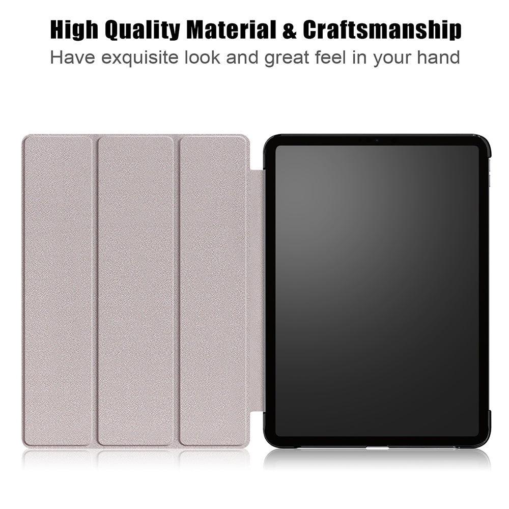 Tablet PU Leather Case Tri-fold Stand Case for iPad Pro 11-inch (2021)/(2020)/(2018)/Air (2020)/Air (2022)