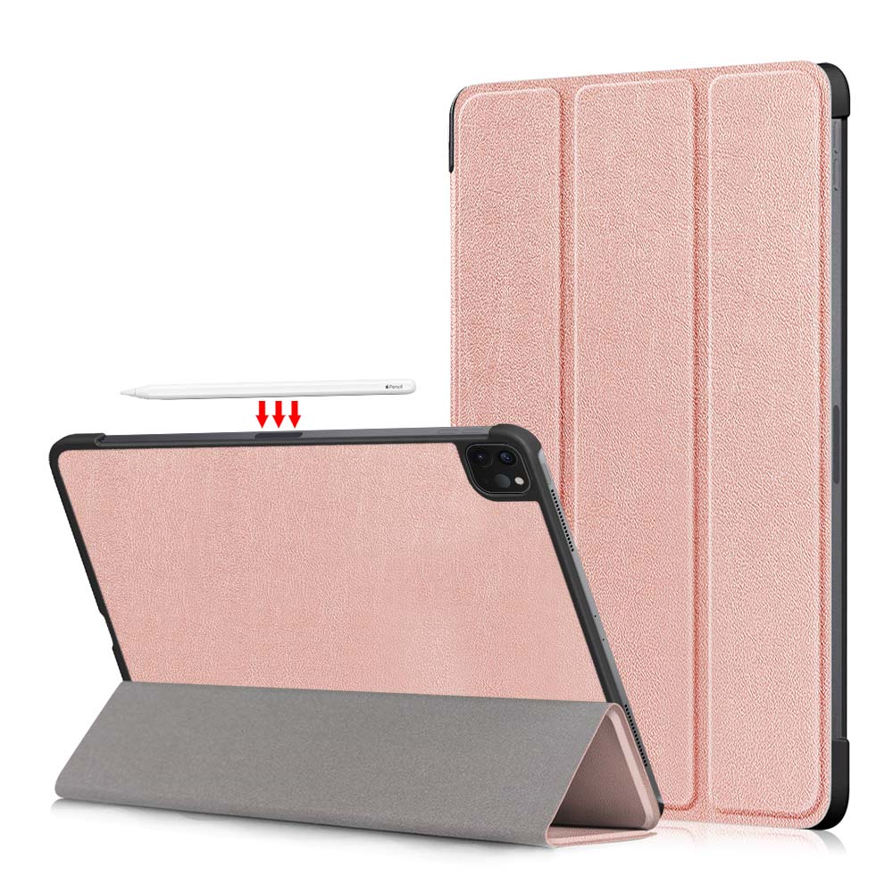 Tablet PU Leather Case Tri-fold Stand Case for iPad Pro 11-inch (2021)/(2020)/(2018)/Air (2020)/Air (2022)