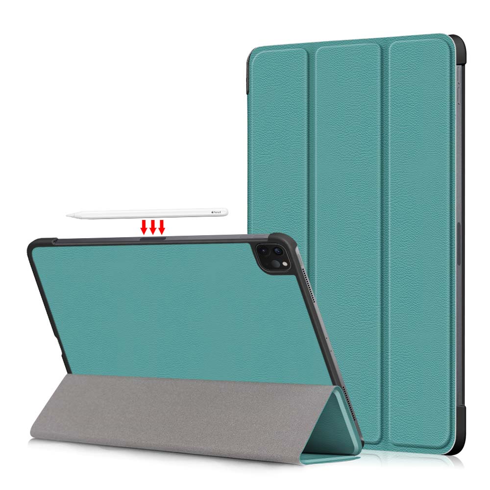 Tablet PU Leather Case Tri-fold Stand Case for iPad Pro 11-inch (2021)/(2020)/(2018)/Air (2020)/Air (2022)