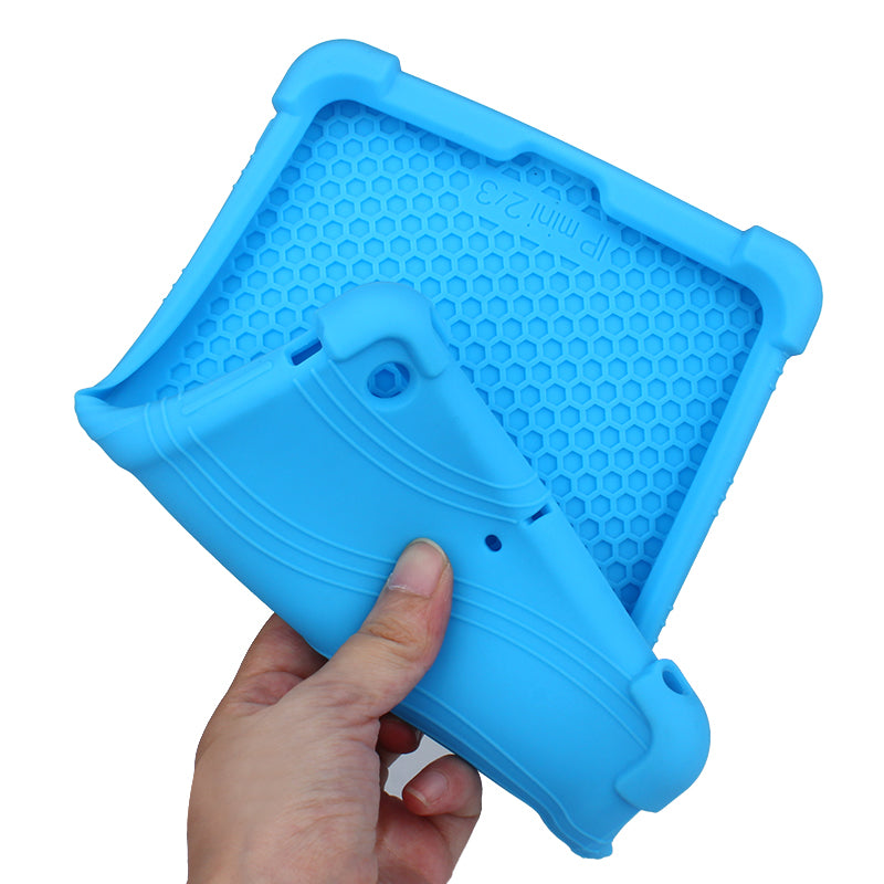 Flexible Silicone Tablet Shell Cover with Supporting Kickstand for iPad Mini 3 / iPad Mini 2 / iPad mini