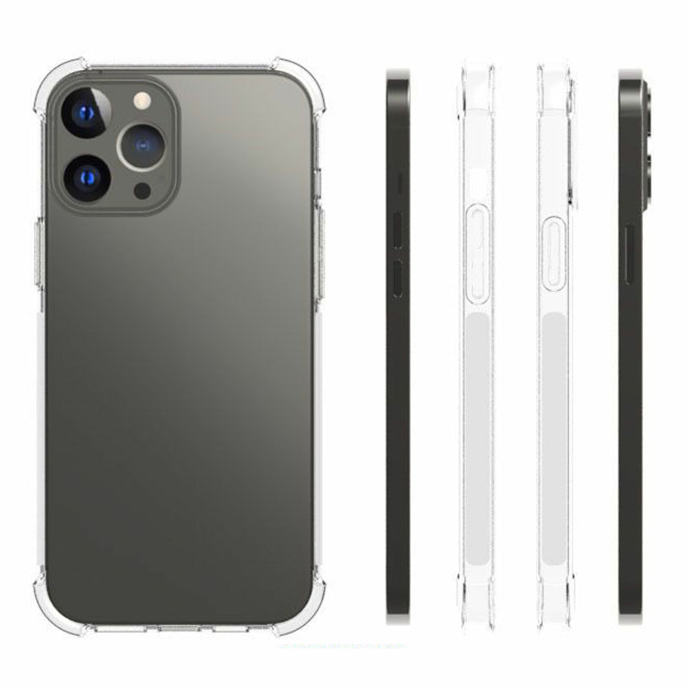 Shockproof Anti-slip TPU Protective Phone Case Cover Precise Cut-Out for iPhone 13 Pro Max 6.7 inch