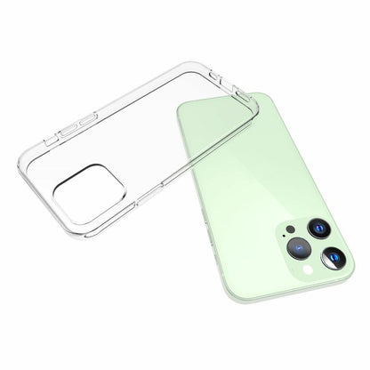 For iPhone 13 Pro 6.1 inch Phone Case Flexible TPU Transparent Drop-proof Mobile Phone Cover Shell