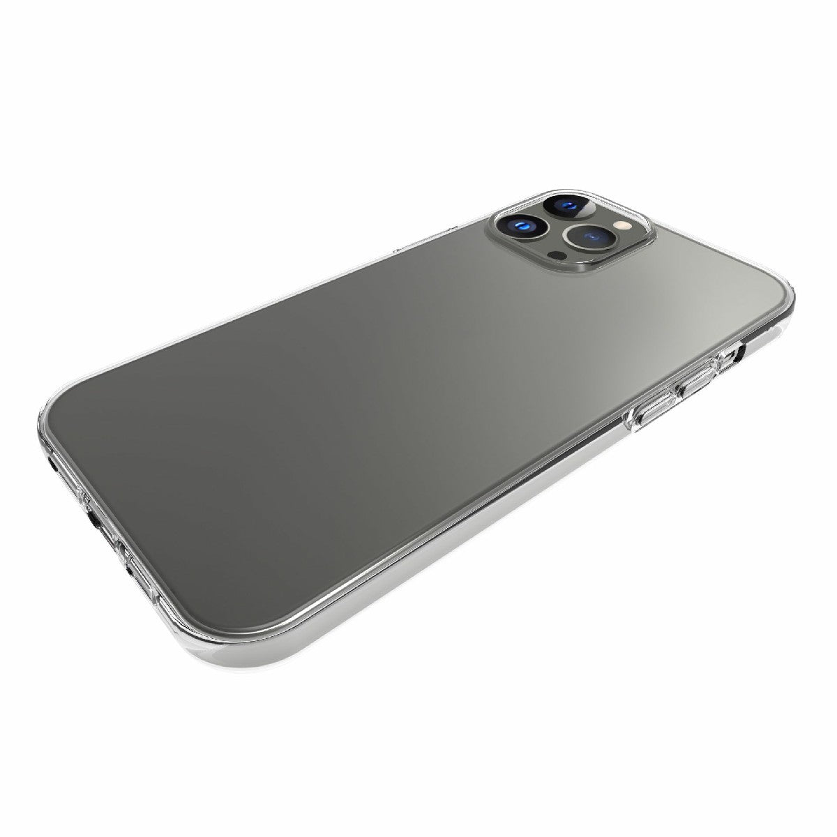For iPhone 13 Pro Max 6.7 inch Transparent Case Soft TPU Protective Phone Cover