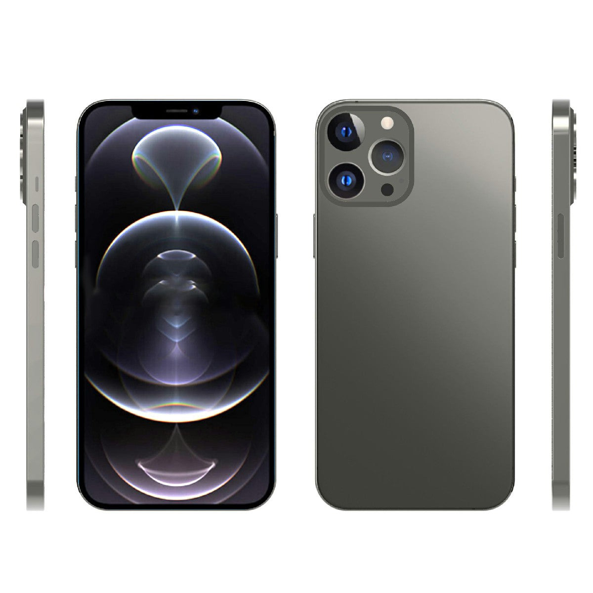 For iPhone 13 Pro Max 6.7 inch Transparent Case Soft TPU Protective Phone Cover