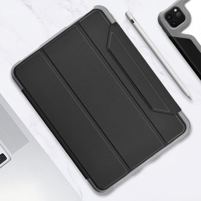 MUTURAL Yagao Series Tri-fold Stand TPU Tablet Case Cover with Pen Slot for iPad Pro 12.9-inch (2021/2020/2018)