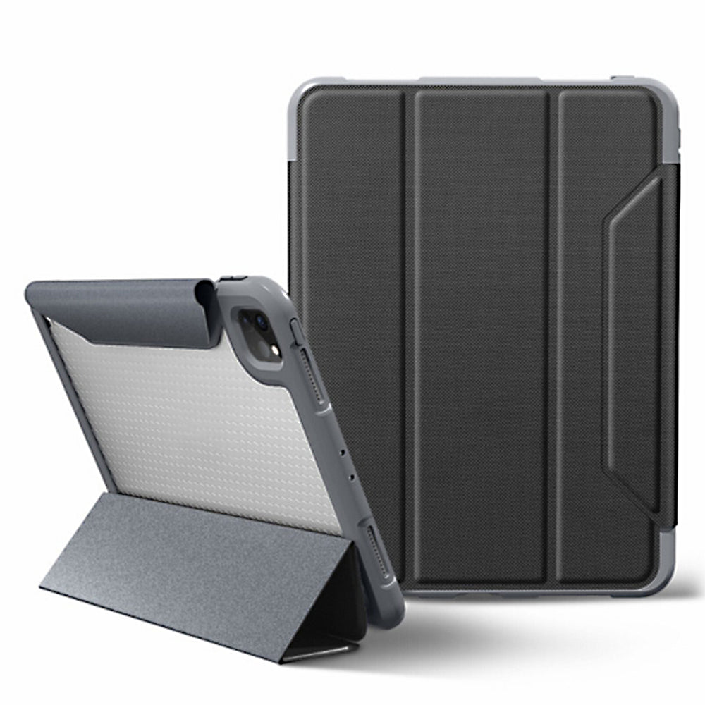 MUTURAL Yagao Series Tri-fold Stand TPU Tablet Case Cover with Pen Slot for iPad Pro 12.9-inch (2021/2020/2018)