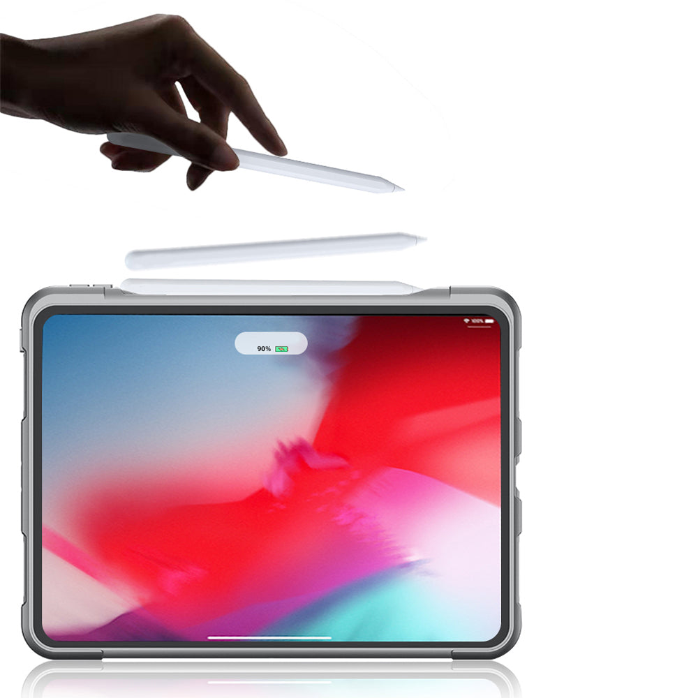 MUTURAL Yagao Series Tri-fold Stand TPU Tablet Case Cover with Pen Slot for iPad Pro 12.9-inch (2021/2020/2018)