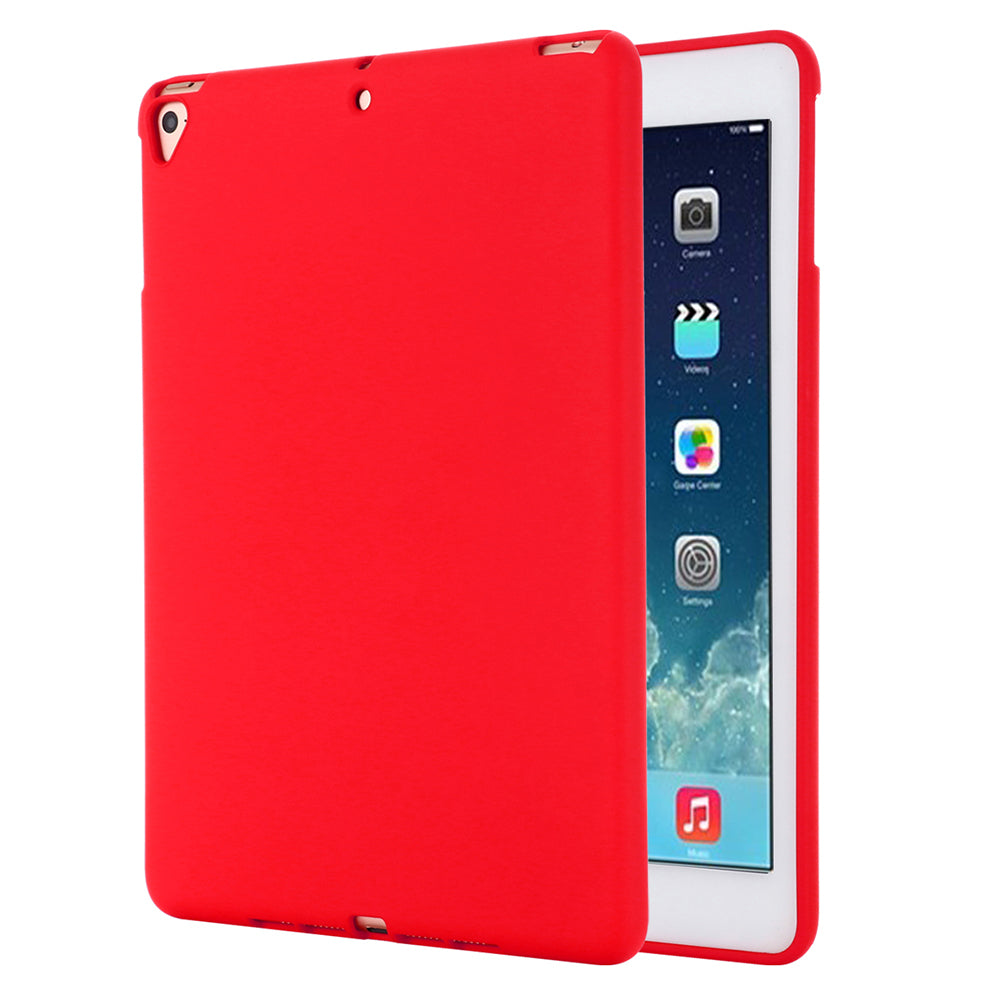 For iPad 9.7-inch (2018)/(2017)/iPad 5 Full Body Slim Soft Liquid Silicone Shockproof Protective Case