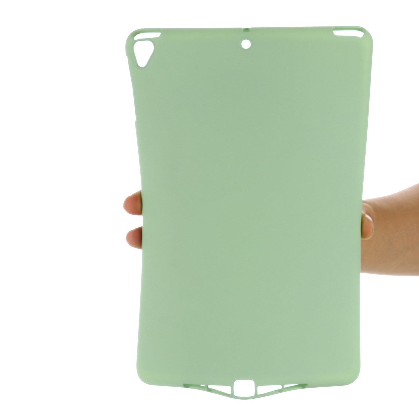 For iPad 9.7-inch (2018)/(2017)/iPad 5 Full Body Slim Soft Liquid Silicone Shockproof Protective Case