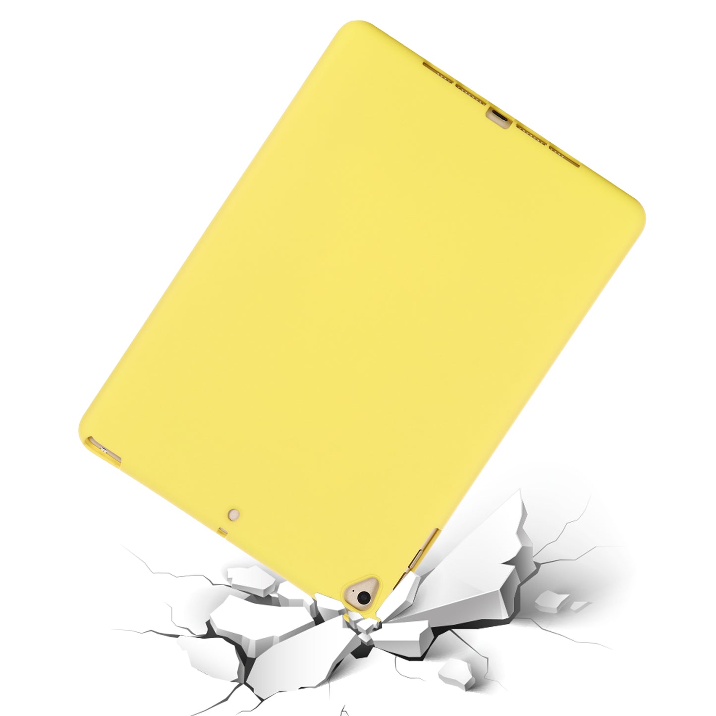 For iPad 9.7-inch (2018)/(2017)/iPad 5 Full Body Slim Soft Liquid Silicone Shockproof Protective Case