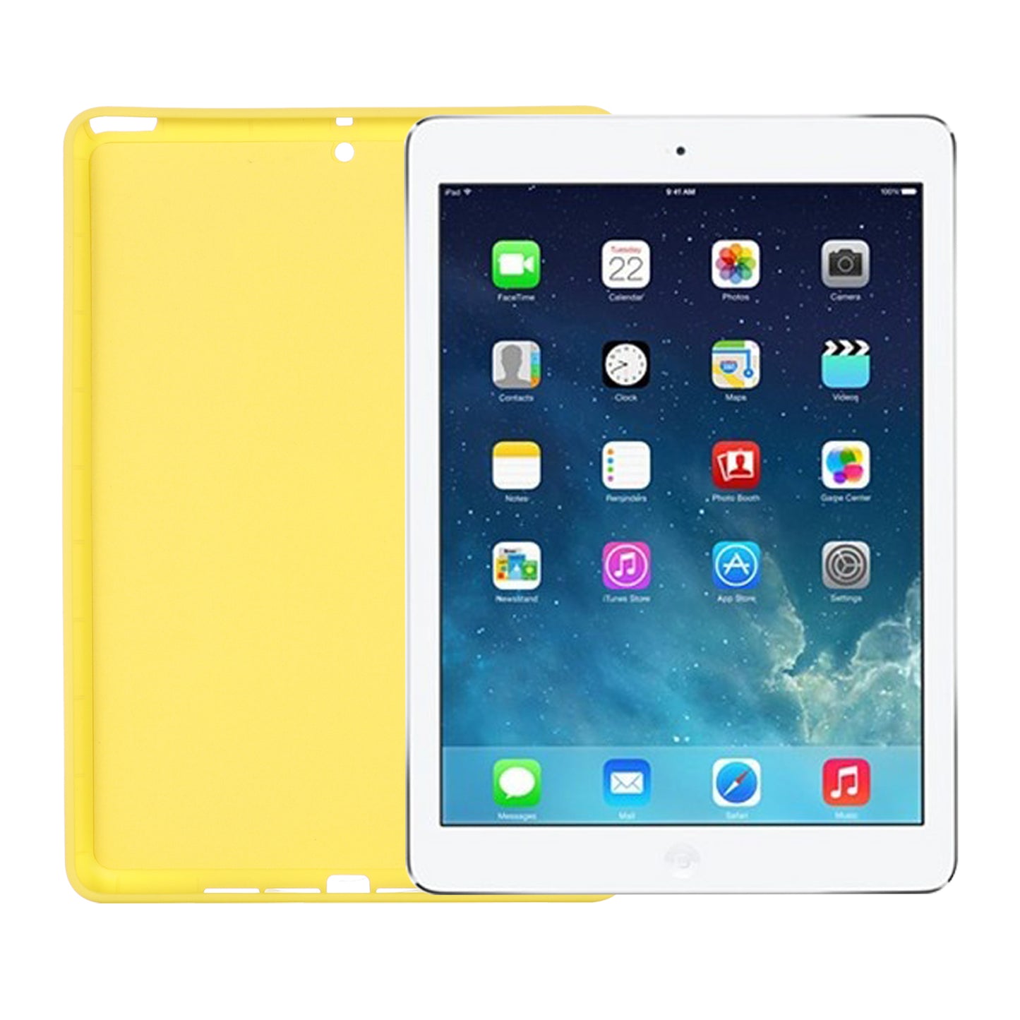 For iPad 9.7-inch (2018)/(2017)/iPad 5 Full Body Slim Soft Liquid Silicone Shockproof Protective Case