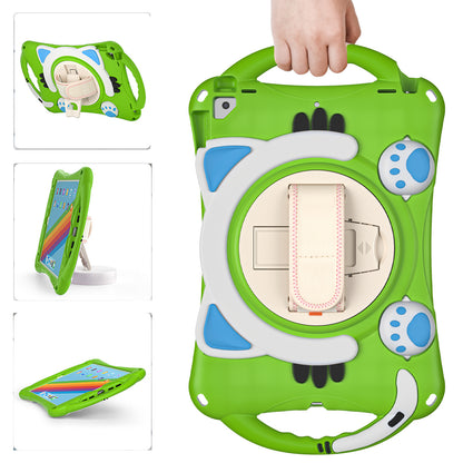 360 Degree Rotary Kickstand Hybrid Cover with Grip Handle for iPad Pro 10.5-inch (2017)/Air 10.5 inch (2019)/10.2 (2020)/10.2 (2019)/10.2 (2021)
