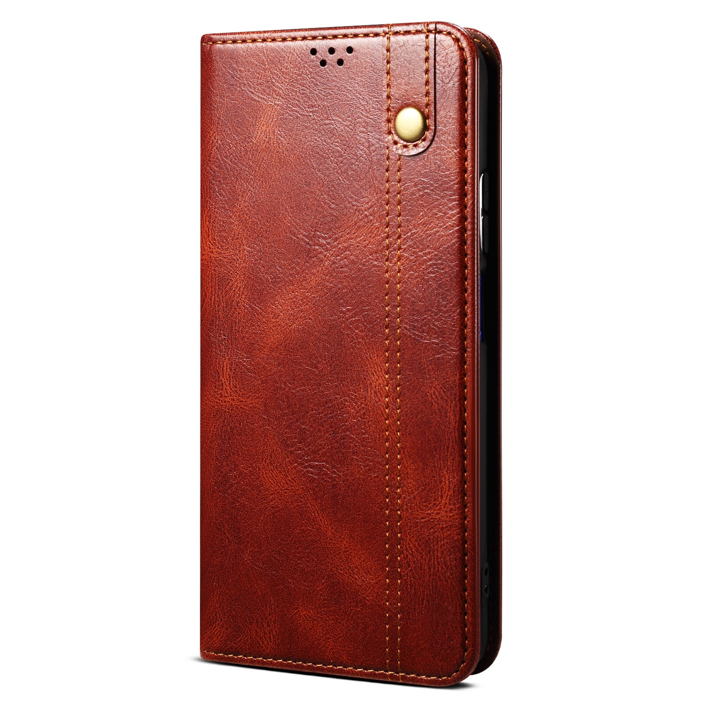 Oil Wax Surface PU Leather + Inner TPU Case Wallet Mobile Phone Shell for iPhone 13 Pro Max 6.7 inch