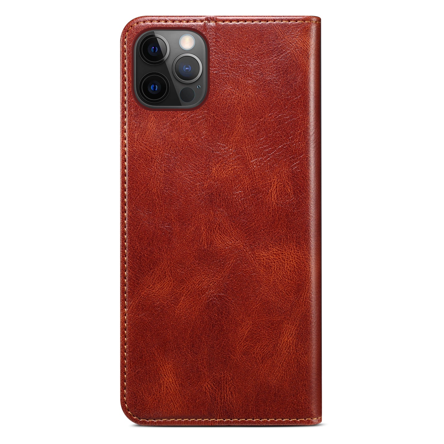 Oil Wax Surface PU Leather + Inner TPU Case Wallet Mobile Phone Shell for iPhone 13 Pro Max 6.7 inch