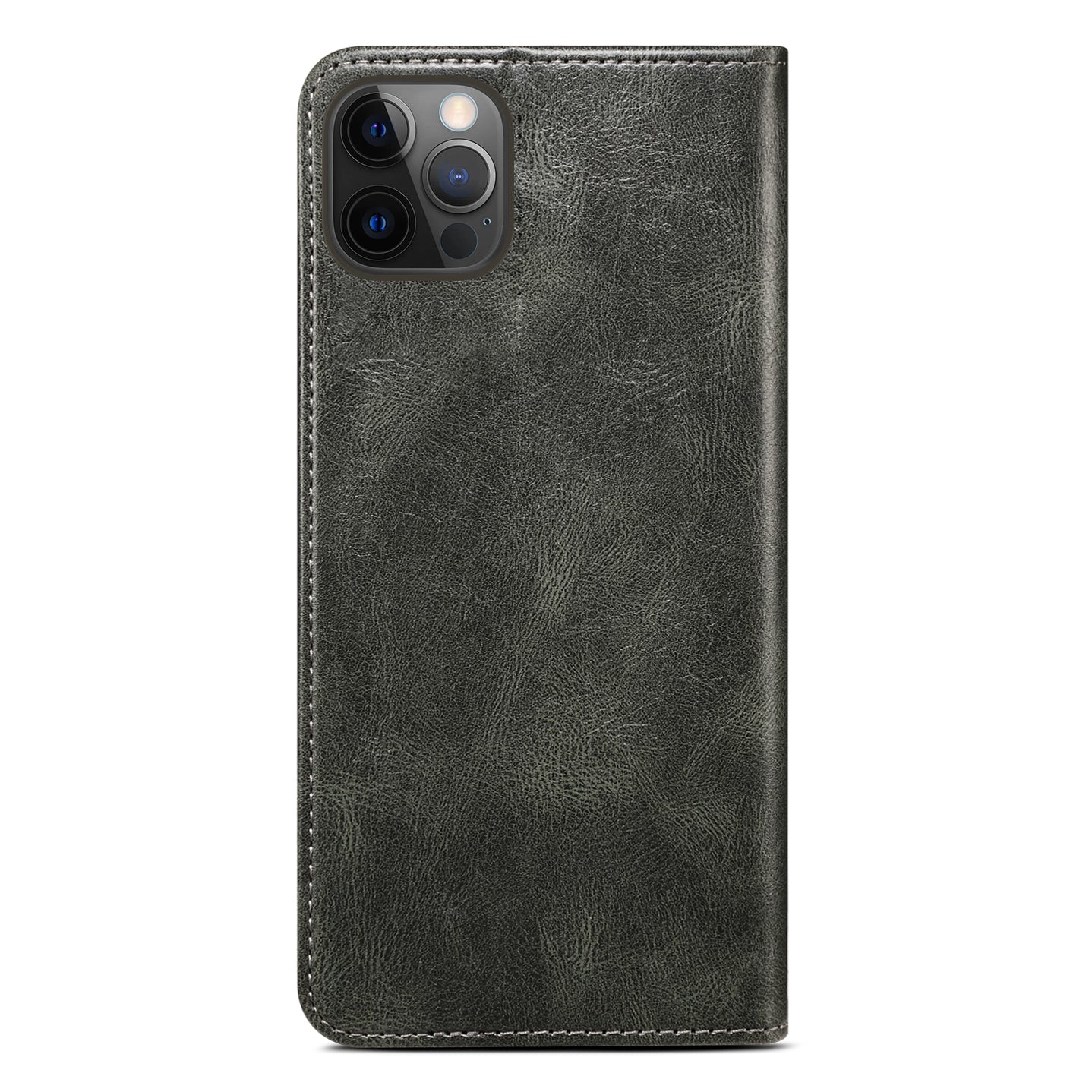 Oil Wax Surface PU Leather + Inner TPU Case Wallet Mobile Phone Shell for iPhone 13 Pro Max 6.7 inch