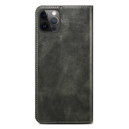 Oil Wax Surface PU Leather + Inner TPU Case Wallet Mobile Phone Shell for iPhone 13 Pro Max 6.7 inch