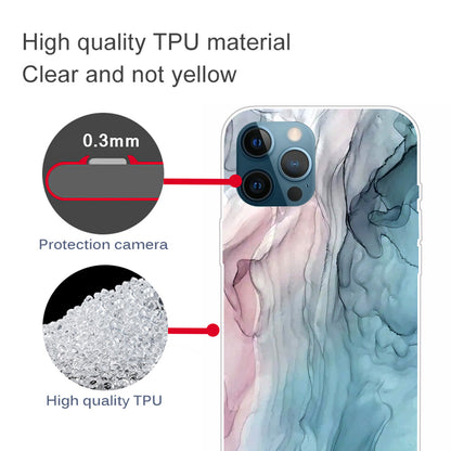 Abstract Marble Pattern Design TPU Back Shell for iPhone 13 Pro Max 6.7 inch