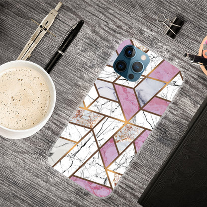 Abstract Marble Pattern Design TPU Back Shell for iPhone 13 Pro Max 6.7 inch