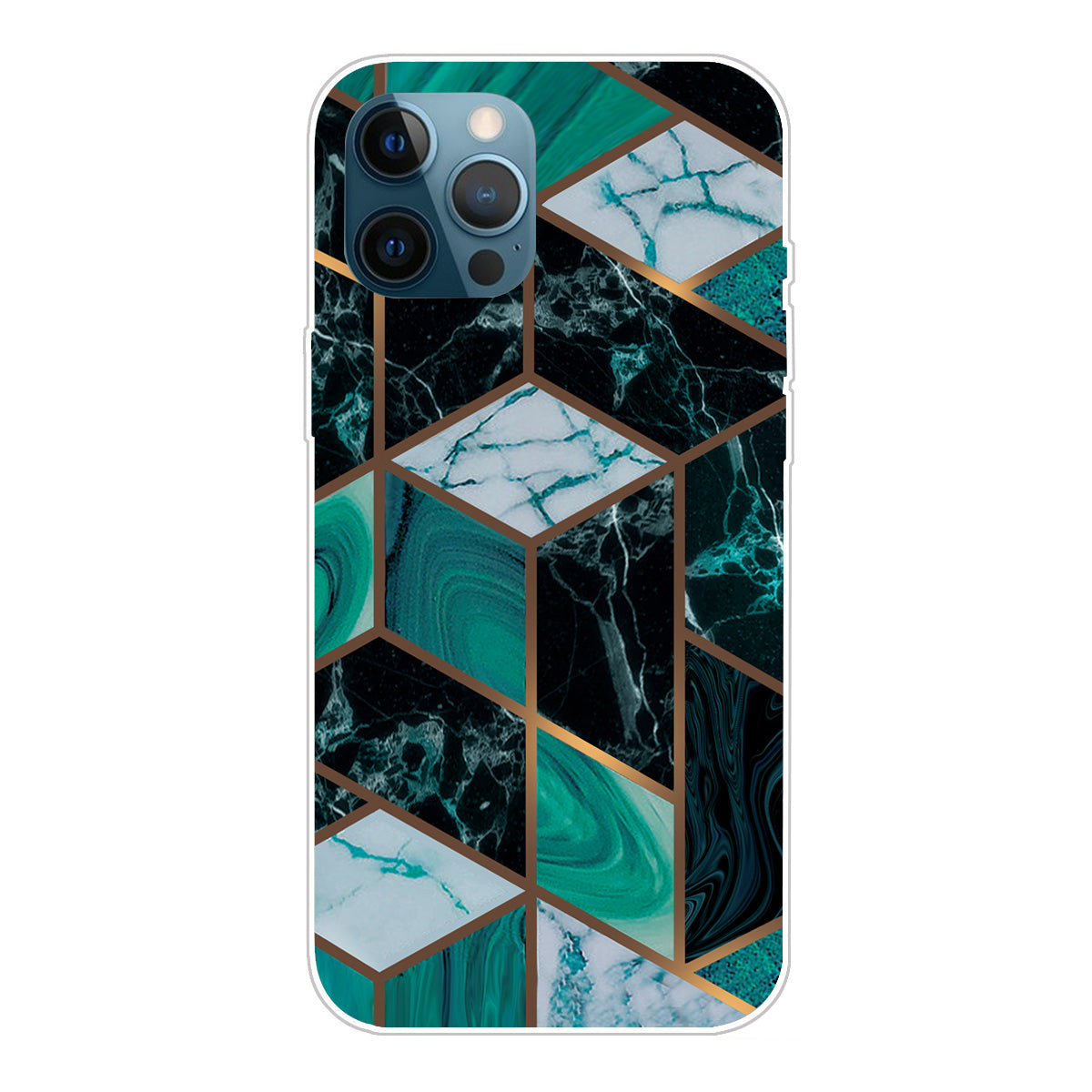 Abstract Marble Pattern Design TPU Back Shell for iPhone 13 Pro Max 6.7 inch