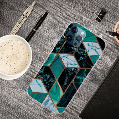 Abstract Marble Pattern Design TPU Back Shell for iPhone 13 Pro Max 6.7 inch