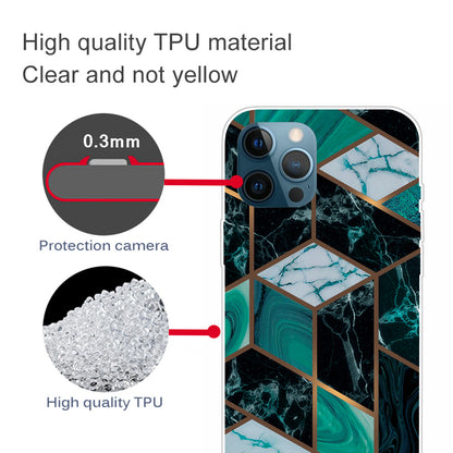 Abstract Marble Pattern Design TPU Back Shell for iPhone 13 Pro Max 6.7 inch