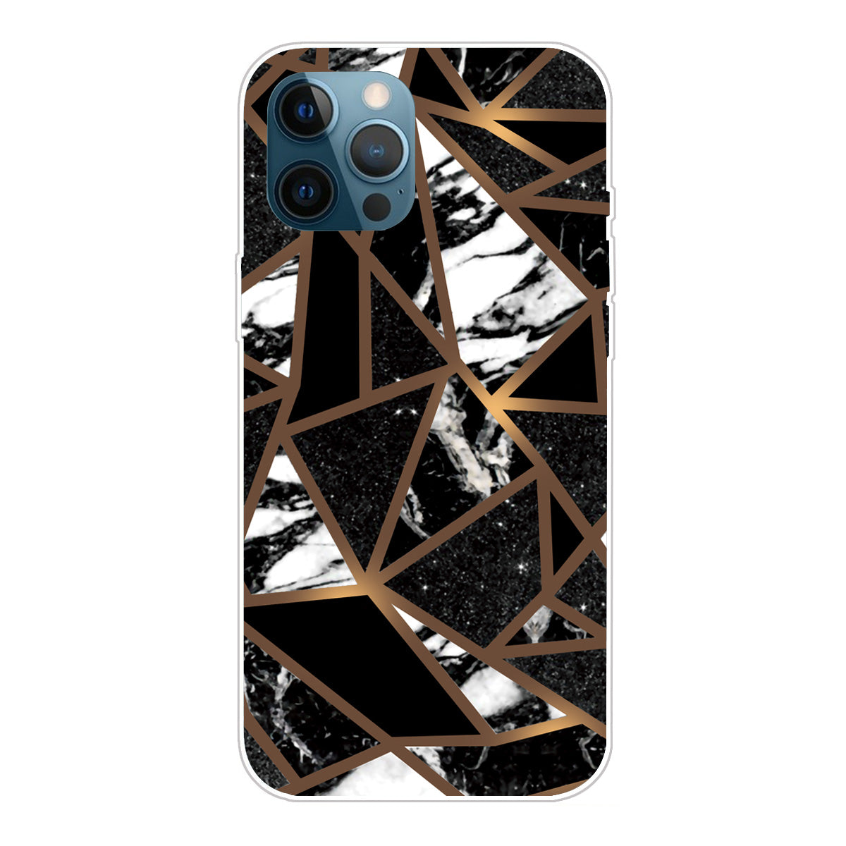 Abstract Marble Pattern Design TPU Back Shell for iPhone 13 Pro Max 6.7 inch
