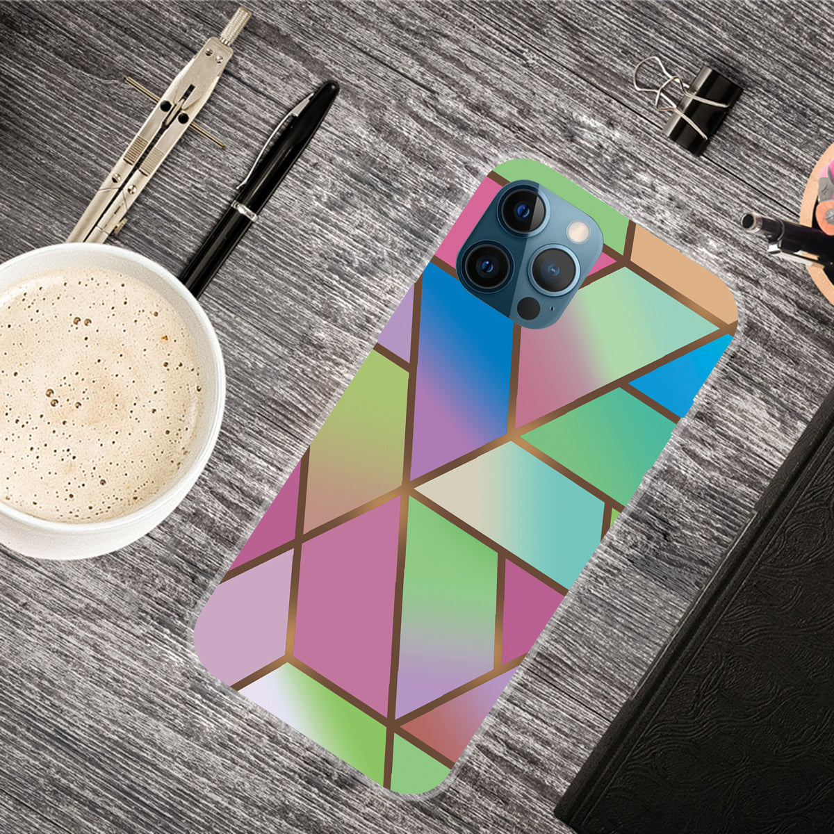 Abstract Marble Pattern Design TPU Back Shell for iPhone 13 Pro Max 6.7 inch