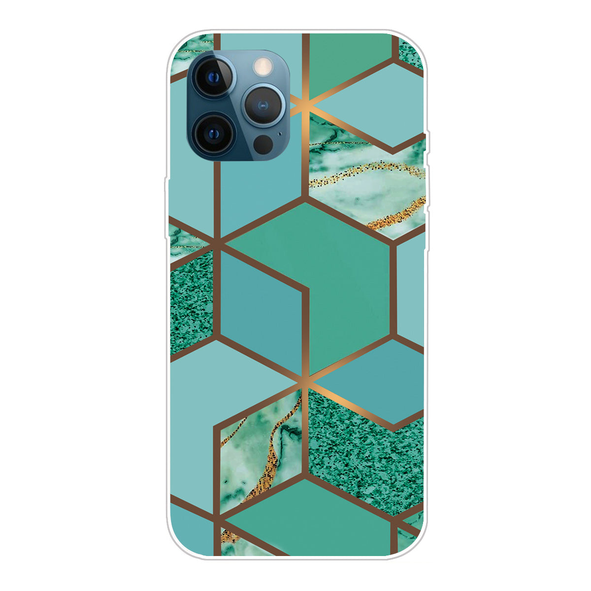 Abstract Marble Pattern Design TPU Back Shell for iPhone 13 Pro Max 6.7 inch