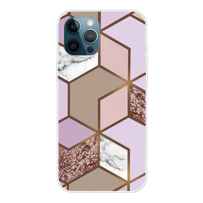 Abstract Marble Pattern Design TPU Back Shell for iPhone 13 Pro Max 6.7 inch