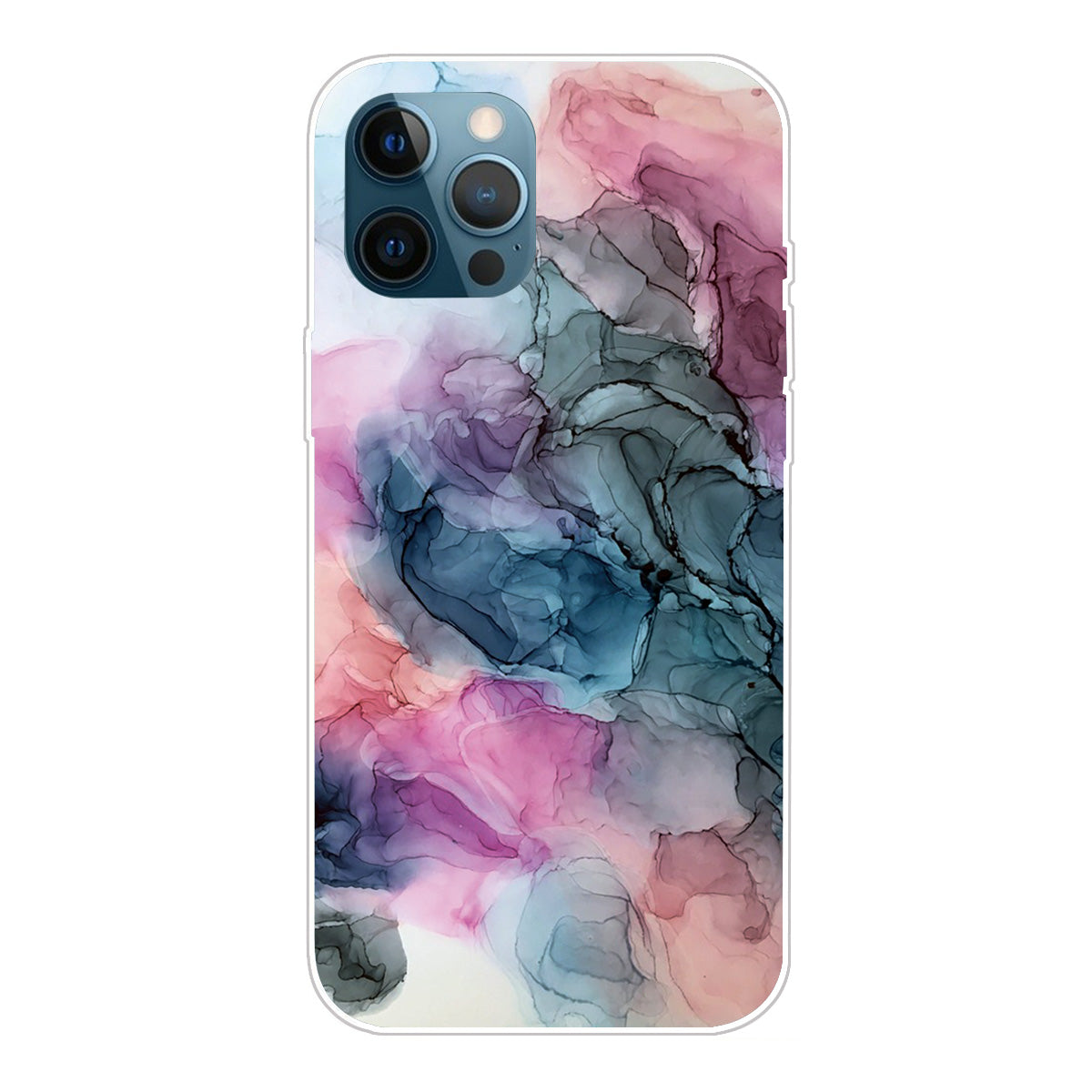 Abstract Marble Pattern Design TPU Back Shell for iPhone 13 Pro Max 6.7 inch