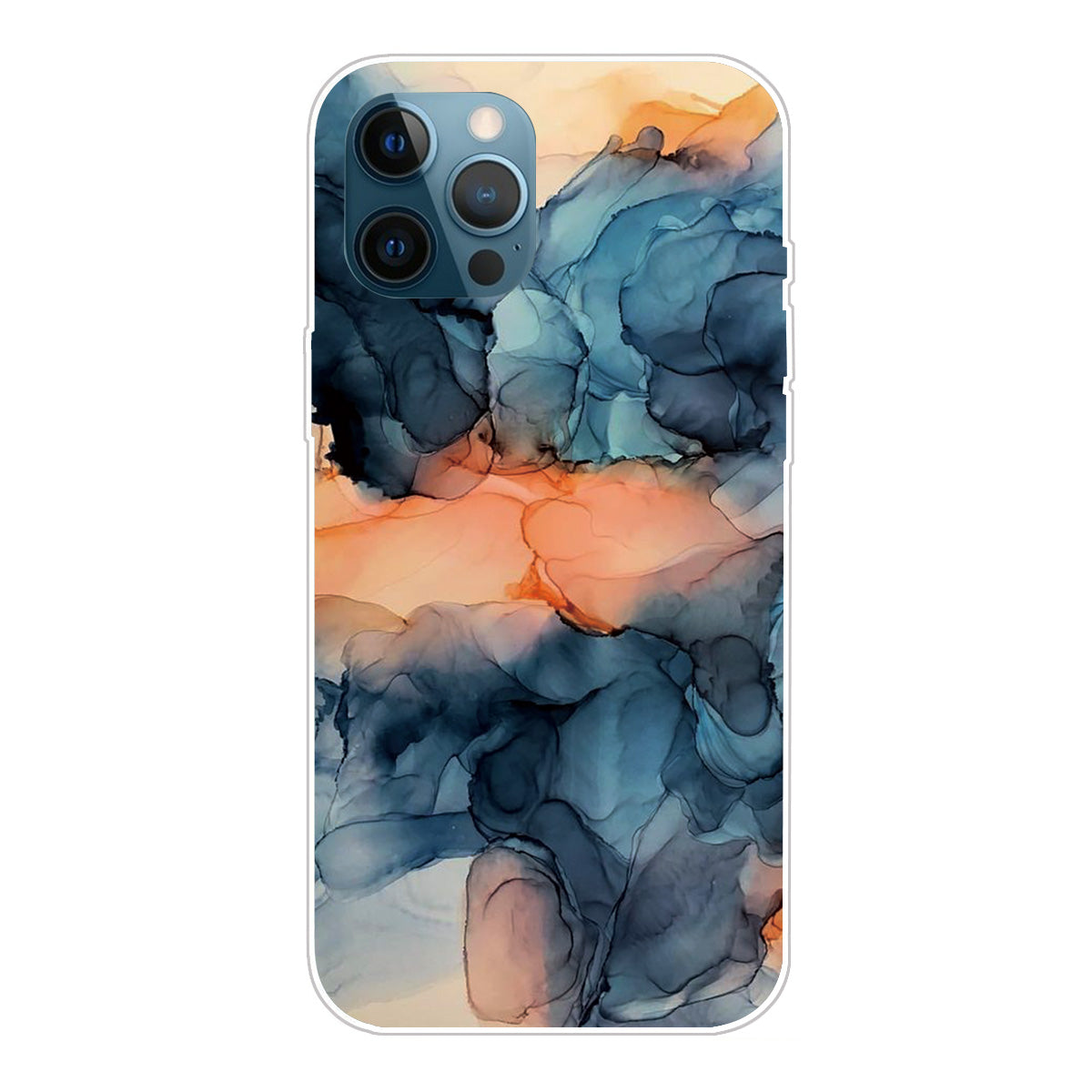 Abstract Marble Pattern Design TPU Back Shell for iPhone 13 Pro Max 6.7 inch