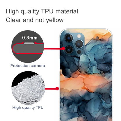 Abstract Marble Pattern Design TPU Back Shell for iPhone 13 Pro Max 6.7 inch