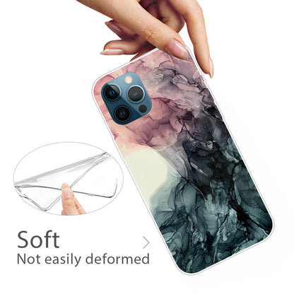 Abstract Marble Pattern Design TPU Back Shell for iPhone 13 Pro Max 6.7 inch