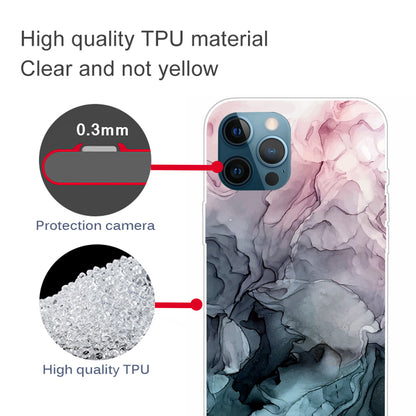 Abstract Marble Pattern Design TPU Back Shell for iPhone 13 Pro Max 6.7 inch